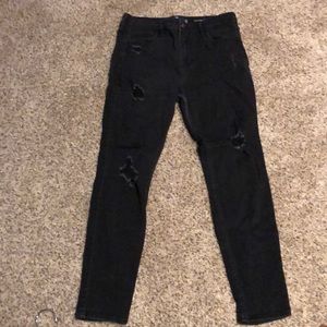 Hollister Black High-Rise Super Skinny Jeans